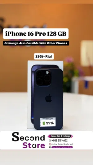 iPhone 16 Pro 128 GB Box piece - Smooth and fine phone available
