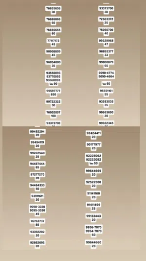 أرقام هواتف مميزة و جميلة