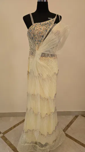 فستان سهرة مطرز فاخر Stunning dress