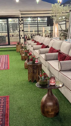 Living room majlis/ Circle Majlis sofa-Luxury & Comfort  مجلس غرفة معيشة/ مجلس دائري فاخر