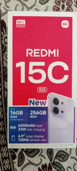 للبيع هاتف ريدمي Redmi 15C 5g