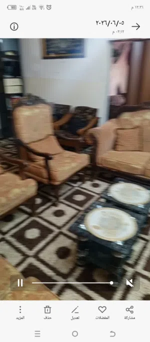 طقم كنب 9مقاعد خشب زان بحاله الوكاله بسعر 75دينار فط بداعي السفر