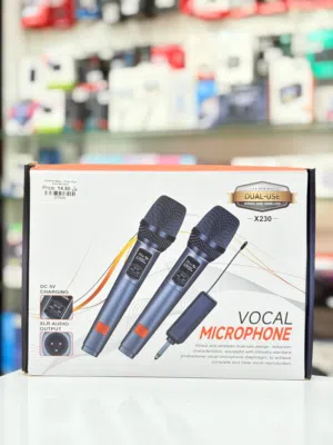 Brand New Vocal Dual Microphone in Oman  Dual microphones  1 Year Warranty