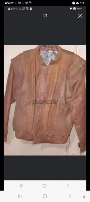 جاكت جلد طبيعى