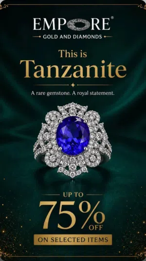 Royal Blue Tanzanite Multipurpose Ring/Pendant for Sale – Dubai