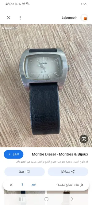 Diesel . Analog Quartz . Black . Used4