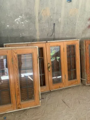 نوافذ بالحماية وابواب لوح