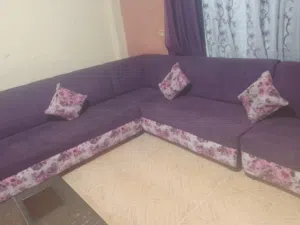 طقم كنب كورنر مستعمل للبيع بسعر حرق