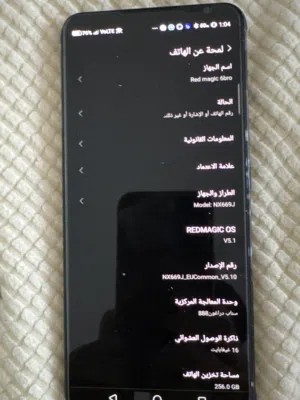 ZTE Nubia Series 256 GB in Fujairah