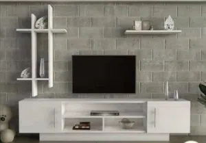 ديكور مع رفوف طول 170*50