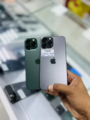 Iphone 13 promax 256gb black and green excellent condition