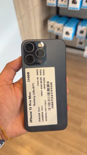 ايفون 15 pro max مستعمل مش مفتوح