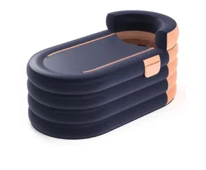 حوض استحمام هوائي منزلي مع مسند للراس قابل للاغلاق استرخام واستجمام تام مقاس مناسب يوجد خدمة توصيل