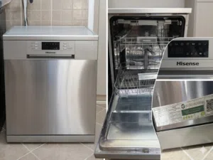 للبيع غسالة صحون Hisense H14DS نظيفة جداً - (للتصليح أو قطع غيار)