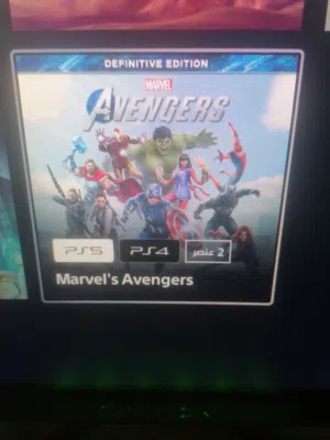 لعبه افنجيرز Marvels Avengers ps4&ps5