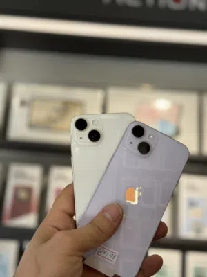 iPhone 14 128GB - مستخدم بحالة الوكالة ولا ربع خدش مش مفتوح ولا مغير اي شي وكل قطع اصلية