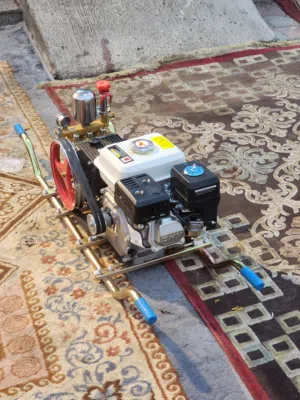 مكينة رش مبيدات بترول 6.5 حصان ماطور الرش بريشر بمب قوي اصلي بيب 47 متر نخيل مزرعة أشجار و غيره