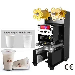 ماكنة لحام واغلاق وتغليف الكاسة