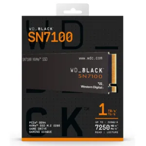 WD_Black SN7100 1TB NVMe SSD - Gen4 PCIe, M.2 2280, Up to 7,250 MB/s