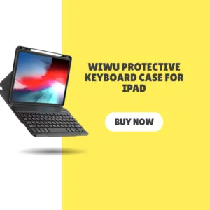 WiWU Protective Keyboard Case For iPad كفر دفتر + كيبورد ايباد