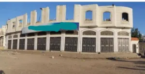 عماره للايجار او للبيع مع البدروم مع شقه في الخلف مع حوش واسع