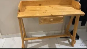 مكتبة خشب نظام ريفي