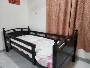 single bed with protection