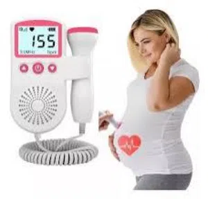 دوبلر جهاز سماع حركات و نبضات  قلب الجنين البيبي داخل رحم الام الحامل و قوتها رقميا FETAL DOPPLER عي