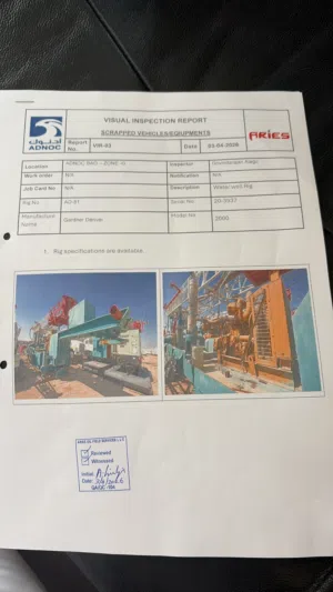 حفارات للبيع مستعمل