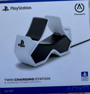 بلايستيشن شحن الأصلي مزدوجة slim/PS5 لوحدات التحكم اللاسلكية DualSense صنع المملكة المتحدة/ جديد
