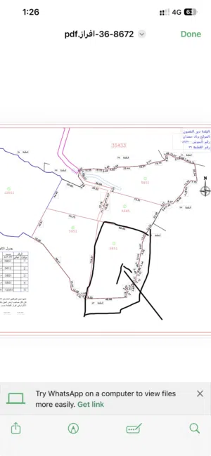 أرض للبيع في دير الغصون واد حمدان أراضي زيتون