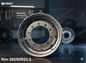 Rim 385/65R22.5 قوة تتحمل الأوزان، ودقة تضمن الأمان.. الخيار الأمثل للمهمات الشاقة والطرق الطويلة