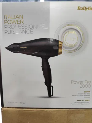 عرض نااار على سشوار BABYLISS صناعه إيطالي 2000 واط