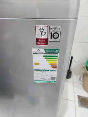 غسالة lg حجم 14 كيلو فوق اتوماتيك lg washing machine