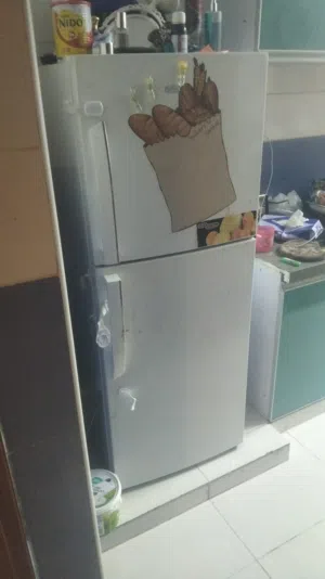 ثلاجه مستعمله لوقت قصير للبيع