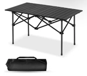 Portable Folding Camping Table with Carry Bag - Lightweight Aluminum