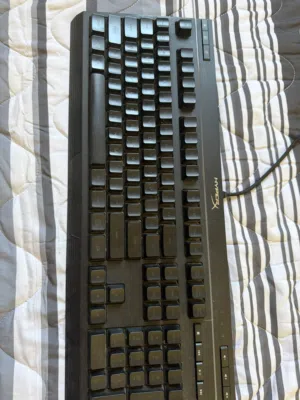 all real mouse pad and great keyboard razor and hyperx