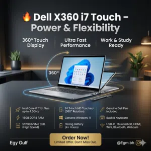 dell x360 touch 16/512 i7 11th gen