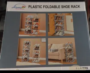 2 pc shoe plastic stand 6 layer