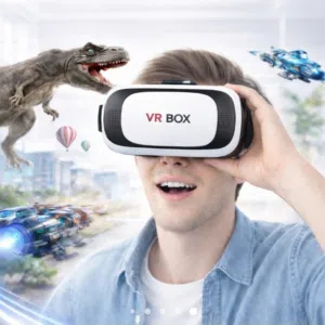 نظارة الواقع الافتراضي VR-BOX الأصلية 3D عيش المغامرة + توصيل مجانينظارة الواقع الافتراضي VR-BOX