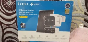 كاميرا مراقبة Tapo C675D KIT 4K بالطاقة الشمسية – عدستين متحركتين 360° مع تتبع ذكي
