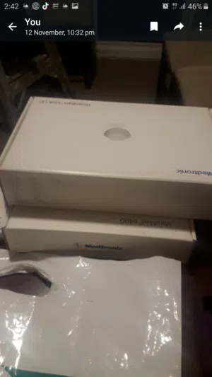 مضخه انسولين ميدترونيك موديل 640g جديده مع كفالتها