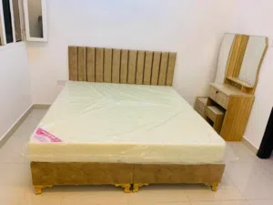 Double bed with mattress