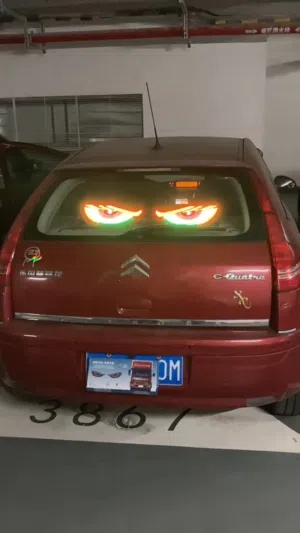 أضواء لد عيون وفم الشيطان للسيارة - Devil's Eye Car LED Lights السعر 22 التوصيل 5