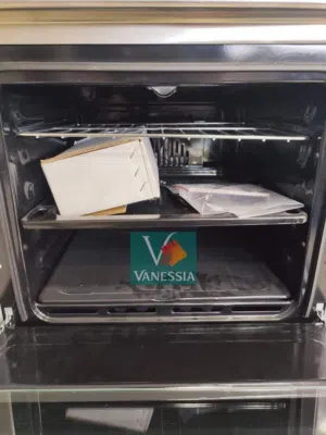 Cuisinière 4 Feux Inox Géant Italiano Ventiler