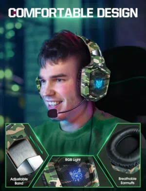 سماعة قيمنق Onlkuma عازله للصوت شغاله 100%