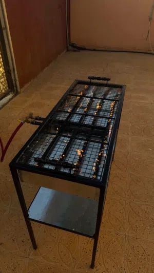 شواية المضبي بالغاز و الفحم