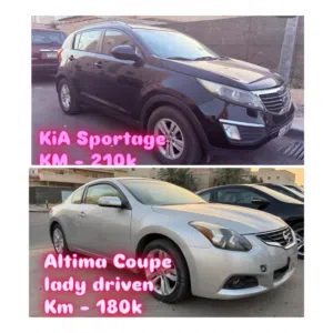 2 Family vehicle for sale - Kia Sportage & Nissan Altima