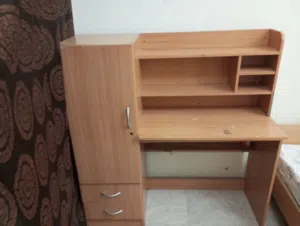 Study table with the bookshelf