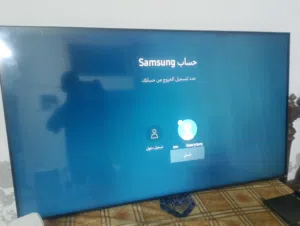 شاشه نوع سامسونج 65 بوصه فل سمارت احدث اصدار رسيفر داخلي ناطق صوتي استخدام خفيف فقط 4K مع ريموت الاص